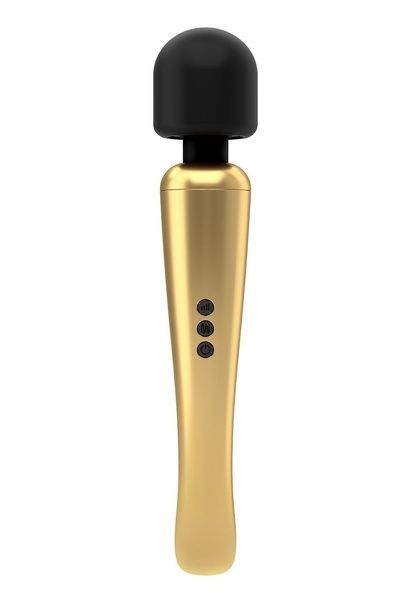 Мощный вибромассажер Dorcel Megawand Gold перезаряжаемый, 160 режимов SO1730 фото