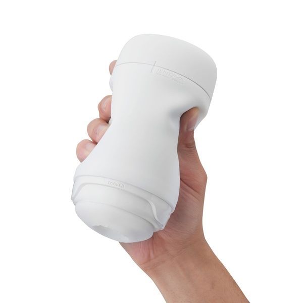 Мастурбатор TENGA PUFFY SUGAR WHITE, ультрам&rsquo;який матеріал, багаторазовий, наскрізний SO8069