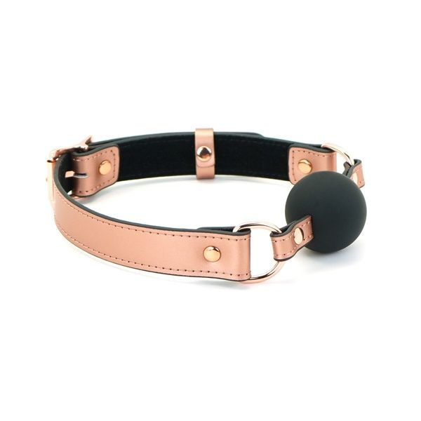 Кляп Liebe Seele Rose Gold Memory Ball Gag SO9493