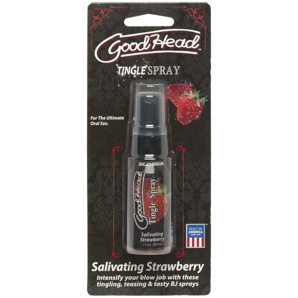Спрей для мінету Doc Johnson GoodHead Tingle Spray - Strawberry (29 мл) із стимулюючим ефектом SO3492
