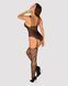 Ажурный бодистокинг под паутину Obsessive Bodystocking G325 black S/M/L, черный, комбинезон, имитаци SO7247 фото 4