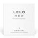 Презервативи LELO HEX Condoms Original 3 Pack, тонкі та суперміцні SO8130 1