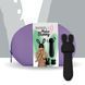 Міні-вібратор FeelzToys Mister Bunny Black з двома насадками SO4438