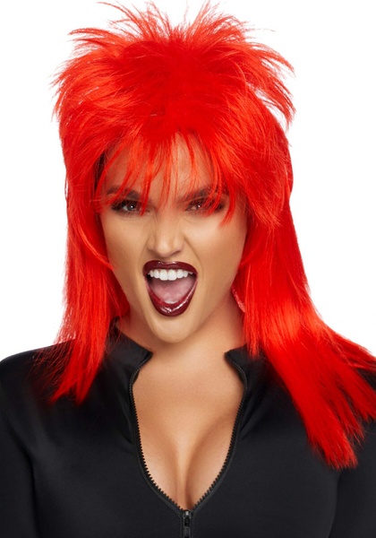 Leg Avenue Unisex rockstar wig Red SO7939