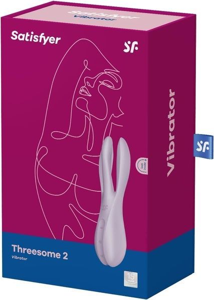 Кліторальний вібратор Satisfyer Threesome 2 Violet SX1213