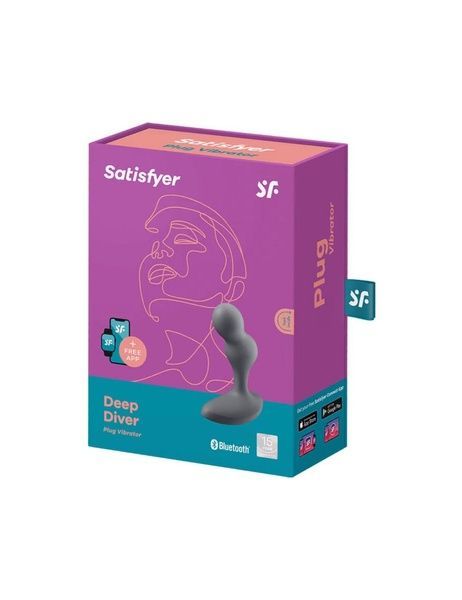 Смарт-массажер простаты Satisfyer Deep Diver Grey SO6083 фото
