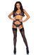 Leg Avenue Bra top, panty & garterbelt L Black SO7928 3