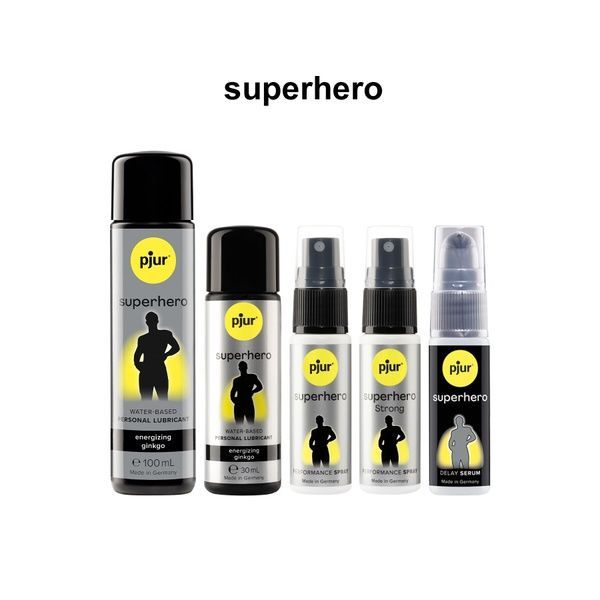 Пролонгувальний спрей pjur Superhero Spray 20 мл, всотується в шкіру, натуральні компоненти PJ10450