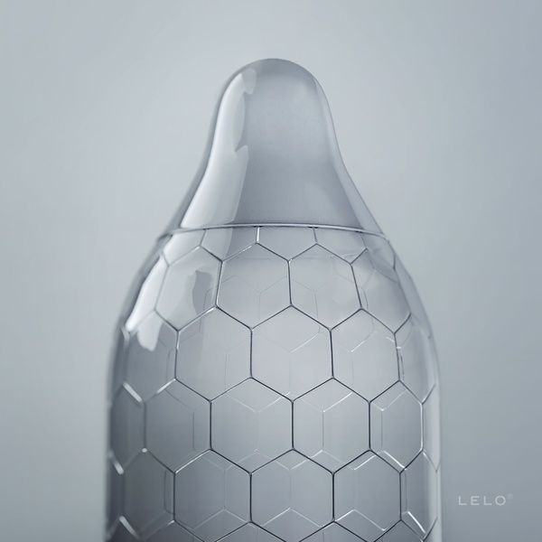 Презервативи LELO HEX Condoms Original 36 Pack, тонкі та суперміцні SO8131