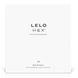Презервативи LELO HEX Condoms Original 36 Pack, тонкі та суперміцні SO8131 1