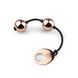 Металеві вагінальні кульки Rosy Gold &mdash; Nouveau Kegel Balls, вага 376 г, діаметр 2,8 см SO4594 2