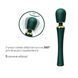 Вібромасажер з насадками Zalo &mdash; Kyro Wand Turquoise Green SO6650 3
