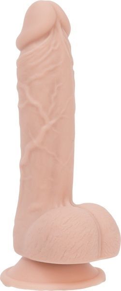 Реалістичний фалоімітатор на присосці ADDICTION &mdash; Mark 7,5&Prime; Dildo With Balls, Beige SO5583