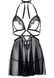Пеньюар Leg Avenue Lace and mesh babydoll & panty Black L SO9163 3
