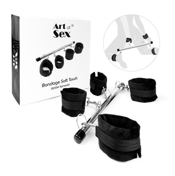 Колодка-распорка для рук и ног Art of Sex &ndash; Bondage Soft Touch BDSM Spreader, черный SO7523 фото