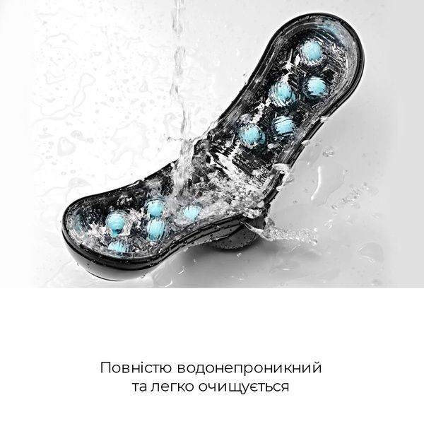 Мастурбатор Tenga Flip Orb Strong &mdash; Blue Rush, с изменяемым сжатием, со стимулирующими шариками SO3322 фото