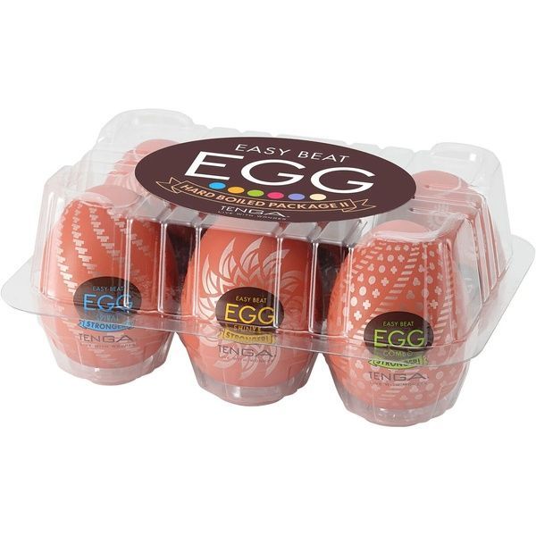 Набір мастурбаторів-яєць Tenga Egg Hard Boilded II Pack (6 яєць) SO9804