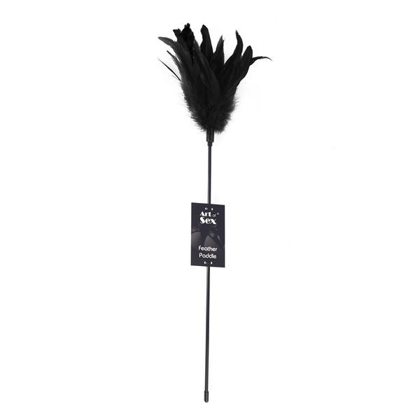 Лоскітка чорна Art of Sex - Feather Paddle, перо молодого півня SO6609