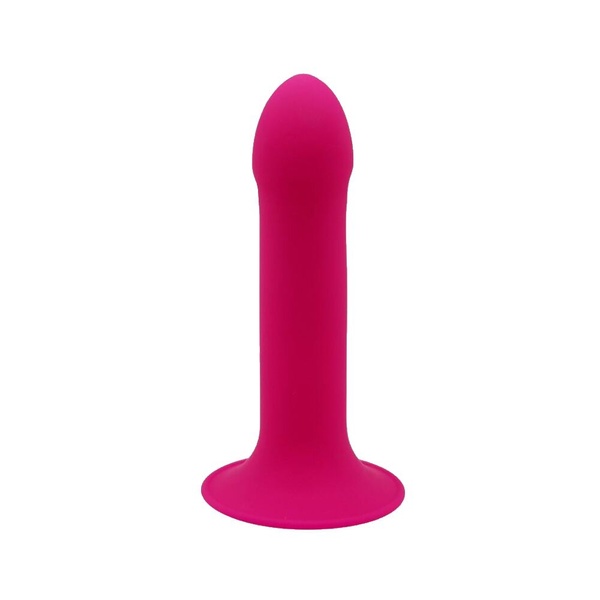 Ділдо з присоскою Adrien Lastic Hitsens 2 Pink, відмінно для страпона, макс діаметр 4 см, довжина 16 AD24011