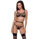 Бюстгальтер-стрепи MEGGY BRA black L/XL - Passion Exclusive PS27704 1