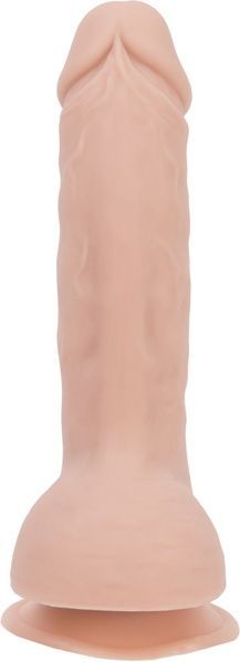 Изогнутый фаллоимитатор на присоске ADDICTION &mdash; BRAD 7,5&Prime; Dildo With Balls, Beige SO5584 фото
