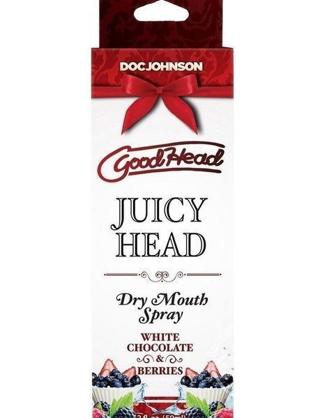Зволожувальний спрей оральний Doc Johnson GoodHead - Juicy Head - White Chocolate and Berries 59мл SO7749