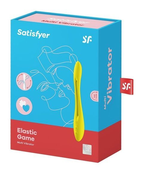Универсальный гибкий вибратор для пар Satisfyer Elastic Game Yellow SO6126 фото