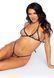 Leg Avenue Rhinestone bikini & g-string OS Black SO7930 7