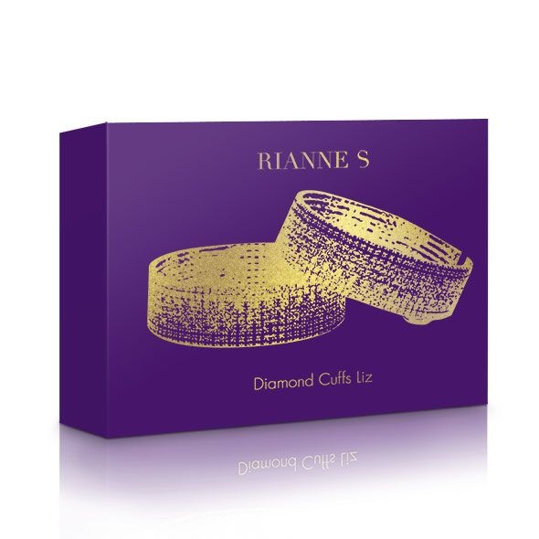 Лакшері наручники-браслети із кристалами Rianne S: Diamond Cuffs, подарункова упаковка SO3873