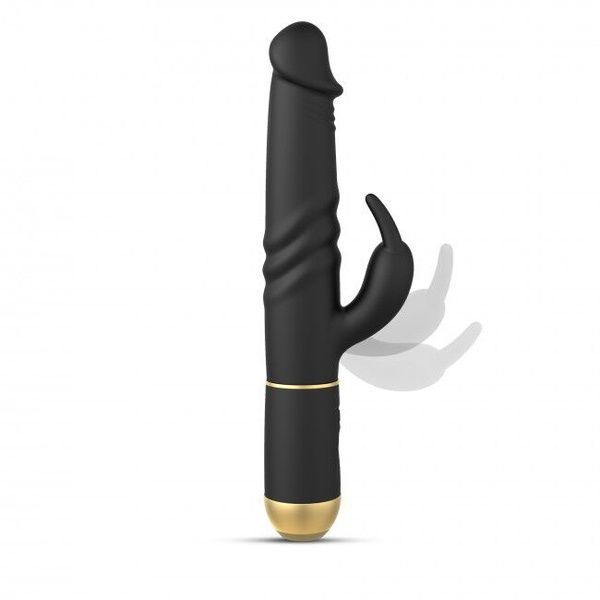 Вібратор Dorcel Furious Rabbit 2.0 зі зворотно-поступальними рухами голівки, що перезаряджається SO4876