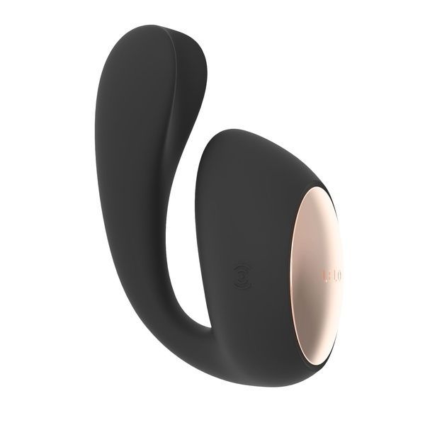 Смарт-вібратор LELO Ida Wave Black, вагінально-кліторальний, технологія WaveMotion, 2 мотори SO8076