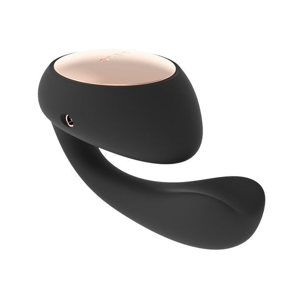 Смарт-вібратор LELO Ida Wave Black, вагінально-кліторальний, технологія WaveMotion, 2 мотори SO8076