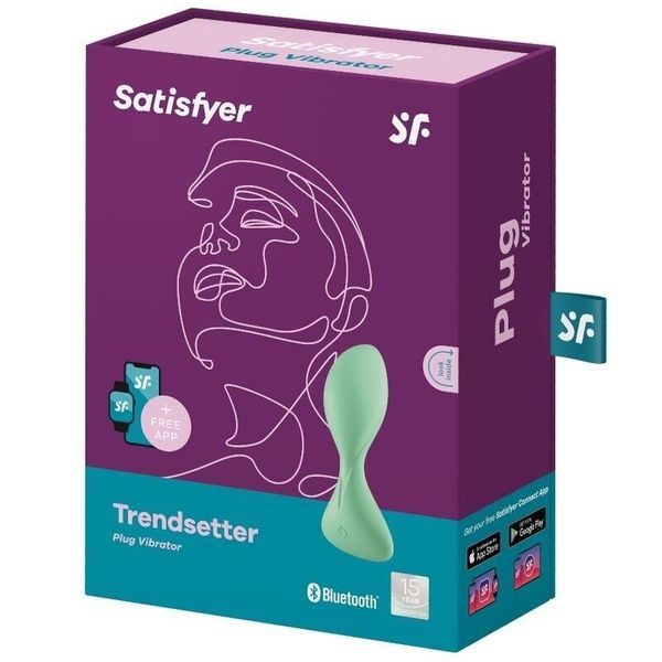 Анальна смартпробка з вібрацією Satisfyer Trendsetter Green SO6731