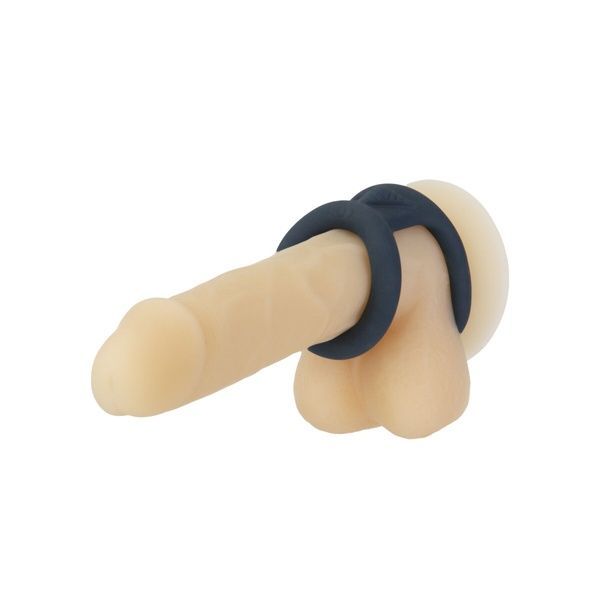 Подвійне ерекційне кільце LUX Active &ndash; Tug &ndash; Versatile Silicone Cock Ring SO5574