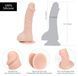 Изогнутый фаллоимитатор на присоске ADDICTION &mdash; BRAD 7,5&Prime; Dildo With Balls, Beige SO5584 фото 5