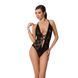 Боди с очень глубоким декольте Passion DARYL BODY S/M, black EL14802 фото 1