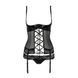 Корсет з відкритими грудьми NORTH CORSET black L/XL - Passion Exclusive, пажі, трусики, шнурівка PS24004 5