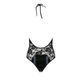 Боди с очень глубоким декольте Passion DARYL BODY S/M, black EL14802 фото 6