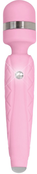 Розкішний вібромасажер PILLOW TALK - Cheeky Pink з кристалом Swarovsky, плавне підвищення потужності SO2727