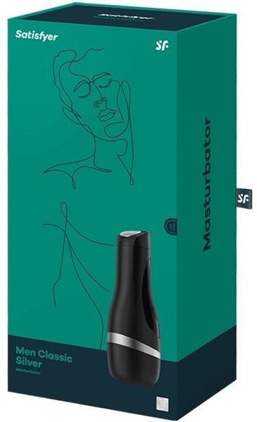 Мастурбатор Satisfyer Men Classic (Silver), нежный материал, удобный корпус SO3594 фото
