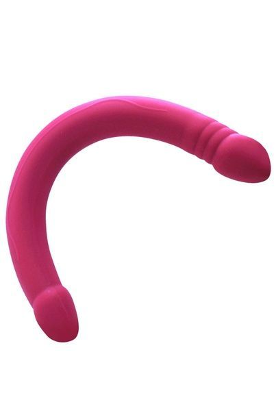 Фалоімітатор двосторонній Dorcel Real Double Do Magenta, діаметр 4 см, довжина 42 см MD0833