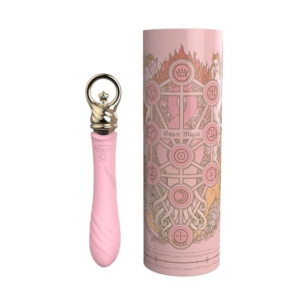 Вібратор для точки G із підігрівом Zalo Sweet Magic - Courage Fairy Pink SO6674