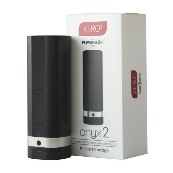 Інтерактивний мастурбатор Kiiroo Onyx 2, 10 стискальних кільця, не треба рухати, теледільдоніка SO2902