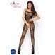Бодістокінг Passion BS006 black, комбінезон, імітація панчіх і пояса PBS006B 2