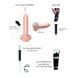 Фалоімітатор, що кінчає Strap-On-Me Squirting Cum Dildo Realistic Black, діам. 3,9 см, силікон SO9014 2