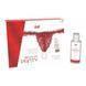 Набір Intt BRAZILIAN PANTY RED: трусики на зав&rsquo;язках S-XL з перлинним кільцем + полунична змазка SO7128 2