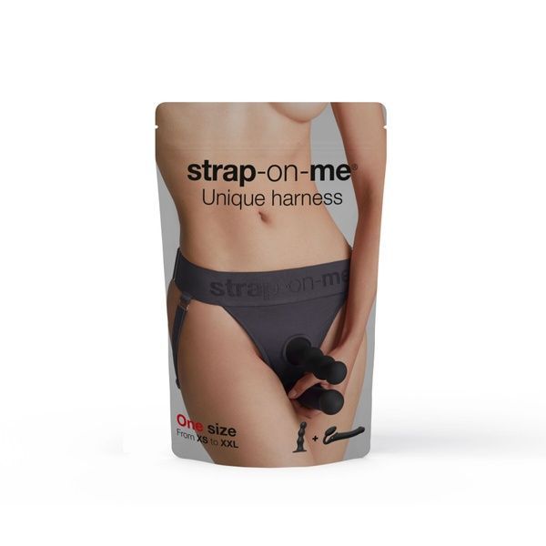 Трусики для страпона Strap-On-Me HARNAIS LINGERIE UNIQUE - One Size - RED SO9613