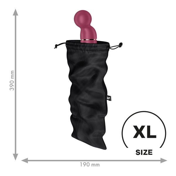 Мішечок для зберігання іграшок Satisfyer Treasure Bag XL Black SX0552