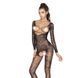 Бодістокінг Passion BS031 black, комбінезон з відкритими грудьми PBS031B 1