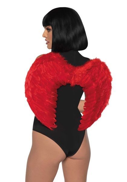 Leg Avenue Marabou feather devil wings Red SO7946